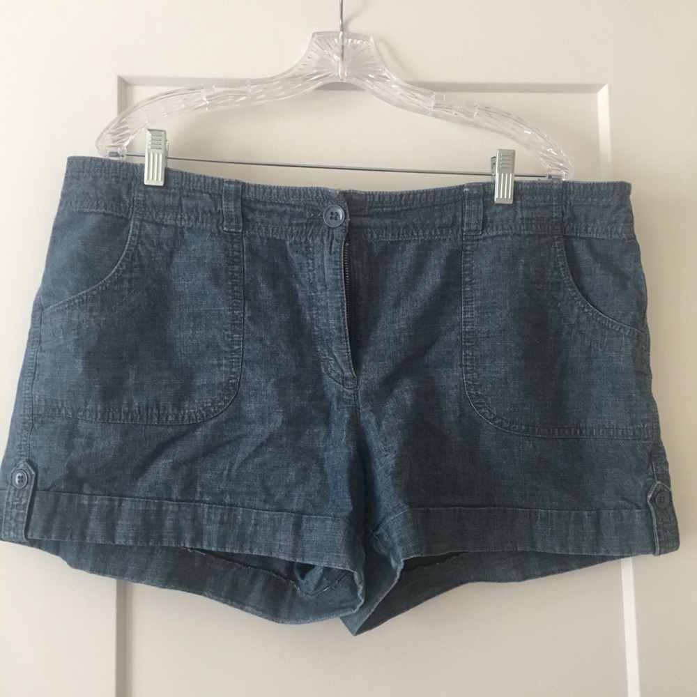 LOFT Chambray Shorts